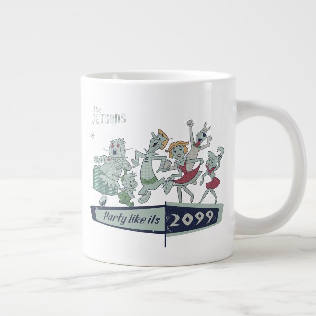 The Jetsons | Party Like It's 2099 Large Coffee Mug (Right)