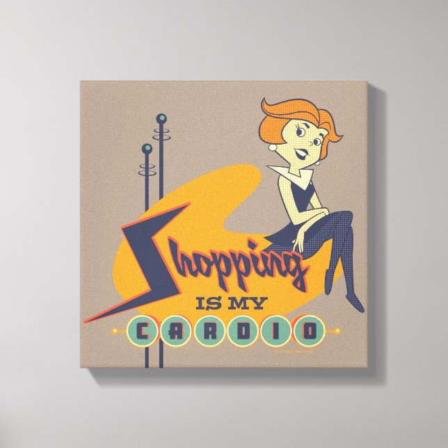 The Jetsons | Shopping is My Therapy Canvas Print (Front)