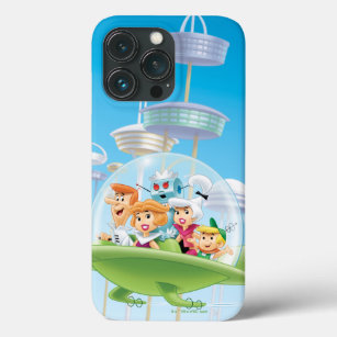 The Jetsons   The Family Flying Car iPhone 13 Pro Case