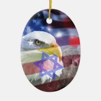 The Jewish American. Ceramic Ornament