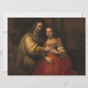 The Jewish Bride (by Rembrandt) Card