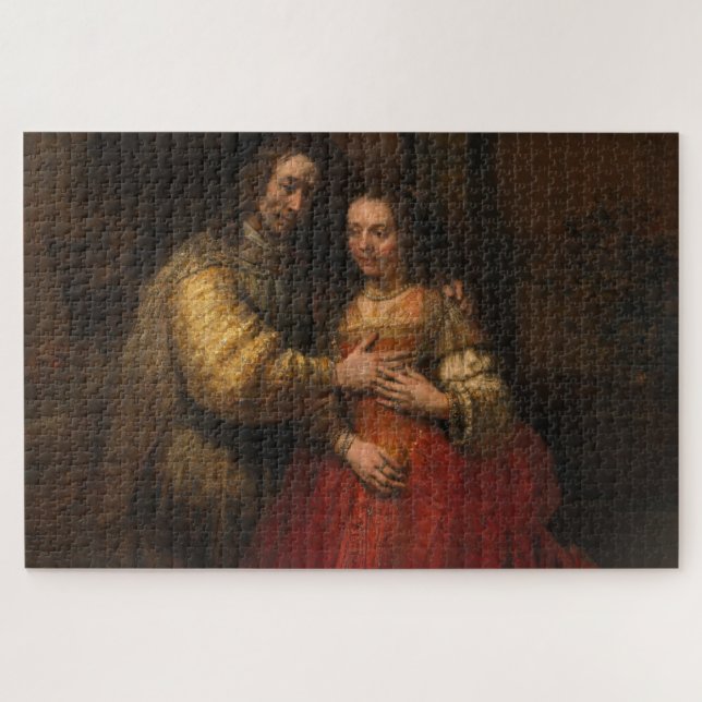 The Jewish Bride (by Rembrandt) Jigsaw Puzzle (Horizontal)