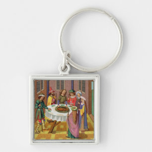 The Jews' Passover, facsimile of a 15th century mi Keychain