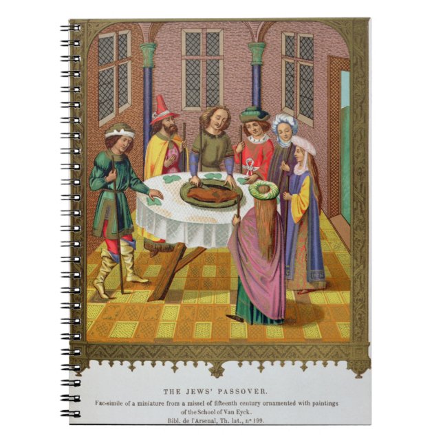 The Jews' Passover, facsimile of a 15th century mi Notebook (Front)