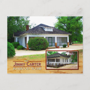 The Jimmy Carter Boyhood Home, Plains, Georgia Postcard