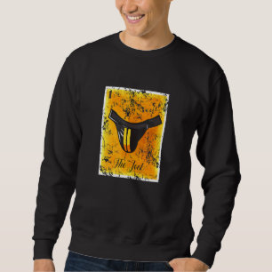 The Jock Lotery Card Sarcastic The Jock Traps Gra Sweatshirt
