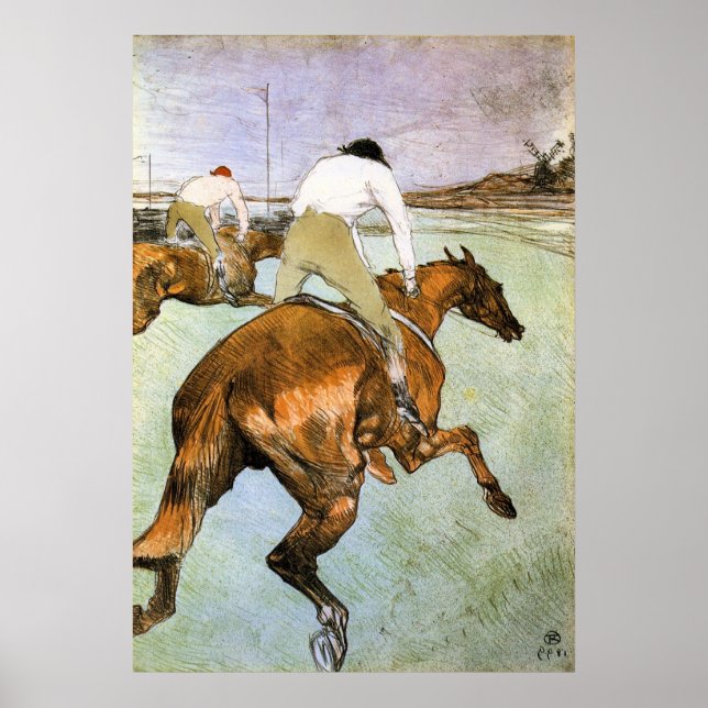 The Jockey 2 by Toulouse-Lautrec Poster (Front)