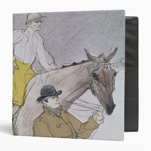 The jockey led to the start binder