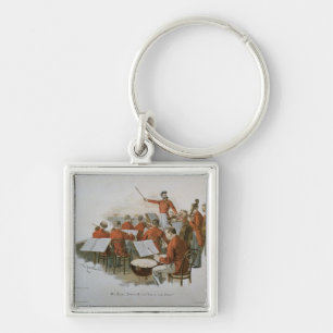 The Johann Strauss Orchestra at a Court Ball Keychain