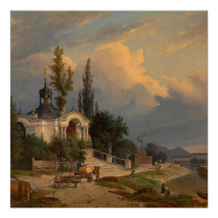 The Johannes Nepomuk Chapel on the Schanzel Poster