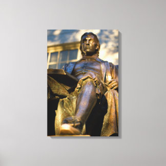 The John Harvard Statue Canvas Print