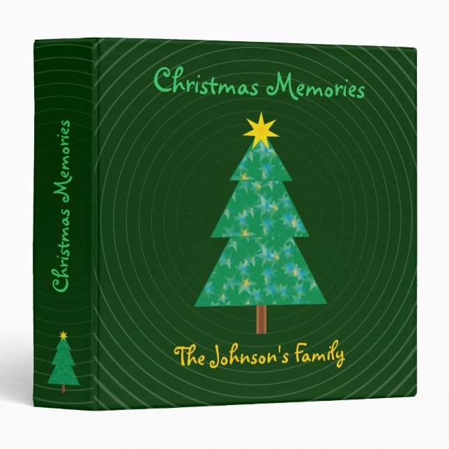 The Johnson's Family | Christmas Memories Binder (Front/Spine)
