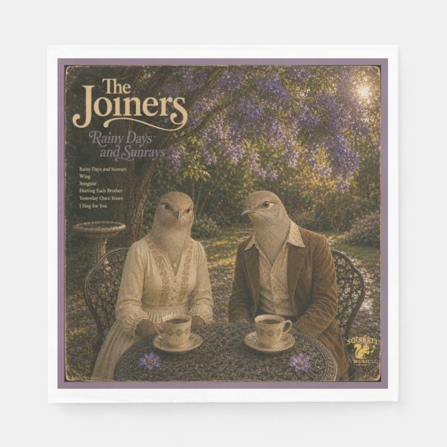The Joiners Album: a Parody Napkin (Front)