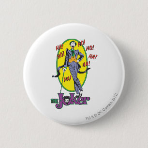 The Joker Cackles 2 2 Inch Round Button