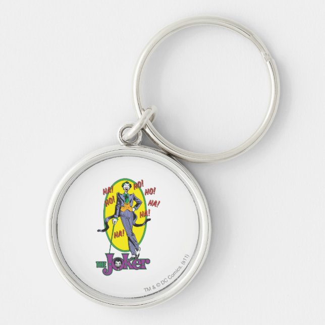 The Joker Cackles 2 Keychain (Front)