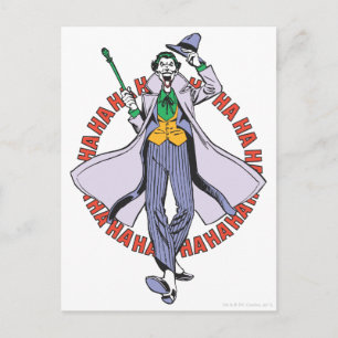 The Joker Cackles Postcard