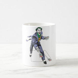 The Joker Casts Cards Coffee Mug