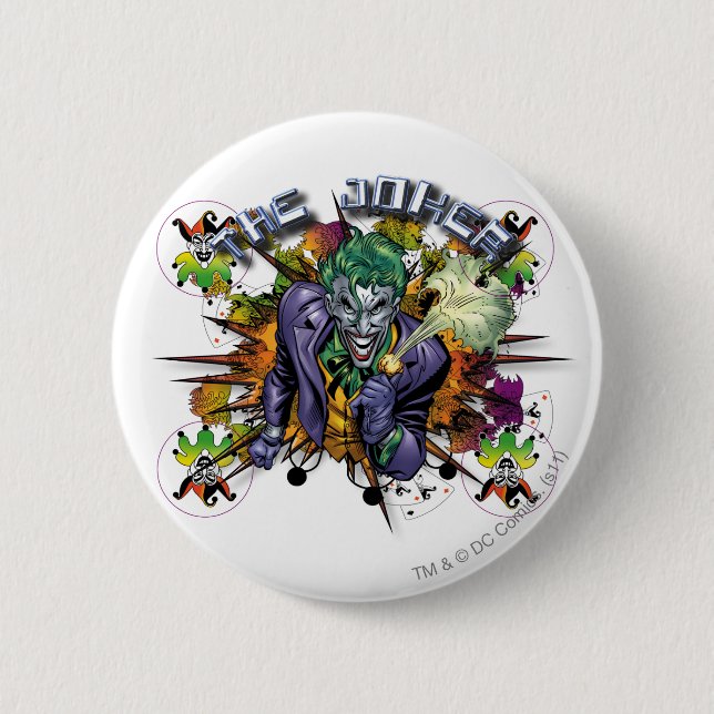 The Joker - Explosion 2 Inch Round Button (Front)