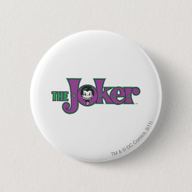 The Joker Logo 2 Inch Round Button (Front)