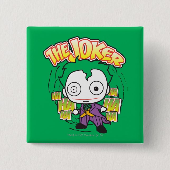 The Joker - Mini 2 Inch Square Button (Front)