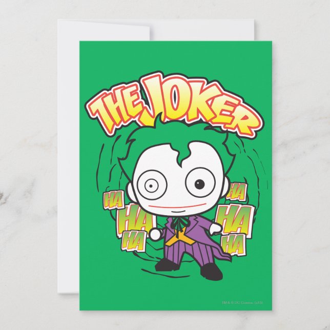 The Joker - Mini Invitation (Front)