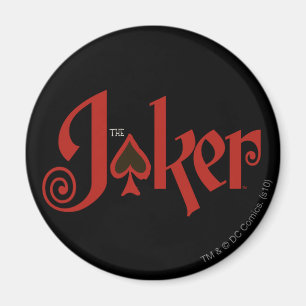 The Joker Playing Card Logo Magnet