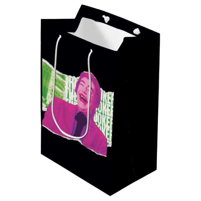 The Joker Scrapbook Laugh Medium Gift Bag (Front Angled)