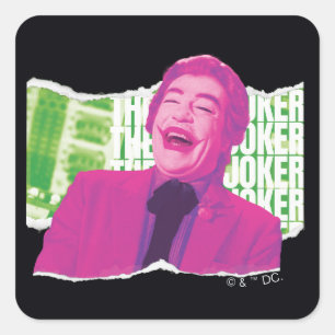 The Joker Scrapbook Laugh Square Sticker