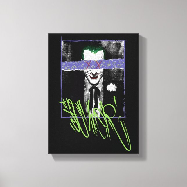 The Joker Scrapbook Photograph Canvas Print (Front)