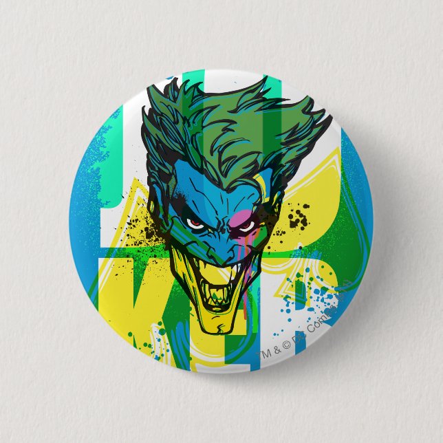 The Joker Spades 2 Inch Round Button (Front)
