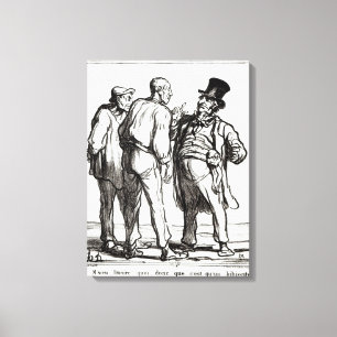 The Journal 'Le Charivari' Canvas Print
