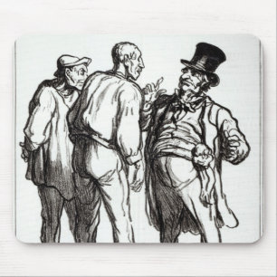 The Journal 'Le Charivari' Mouse Pad