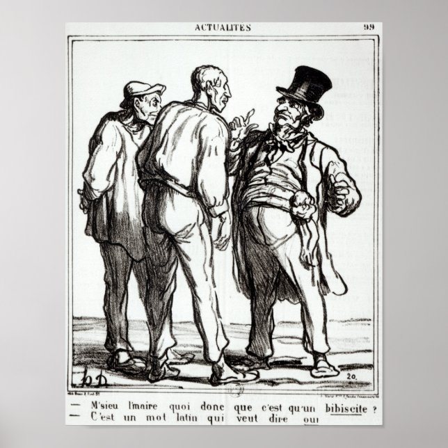 The Journal 'Le Charivari' Poster (Front)