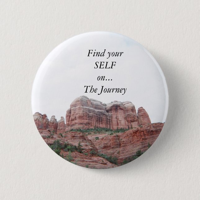 THE JOURNEY 2 INCH ROUND BUTTON (Front)