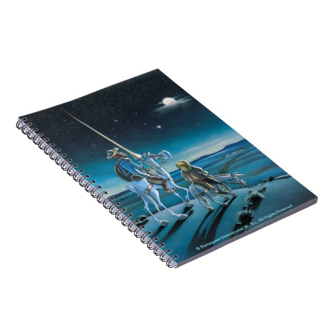 The Journey - Don Quixote Cartoon - Cervantes Notebook (Right Side)