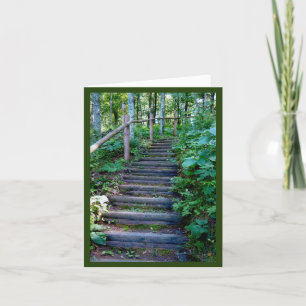 The Journey is one step at a time Card