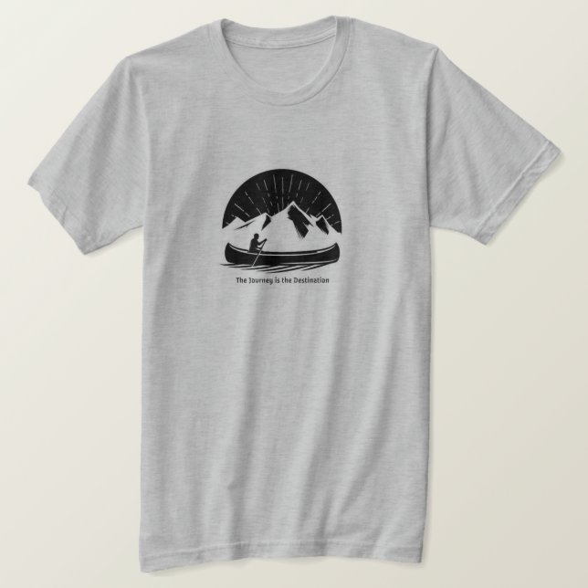The Journey is the Destination - Short Sleeve T T-Shirt (Design Front)