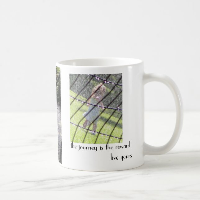the journey is the reward - live yours coffee mug (Right)