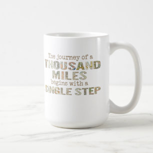 The Journey of a Thousand Miles mug