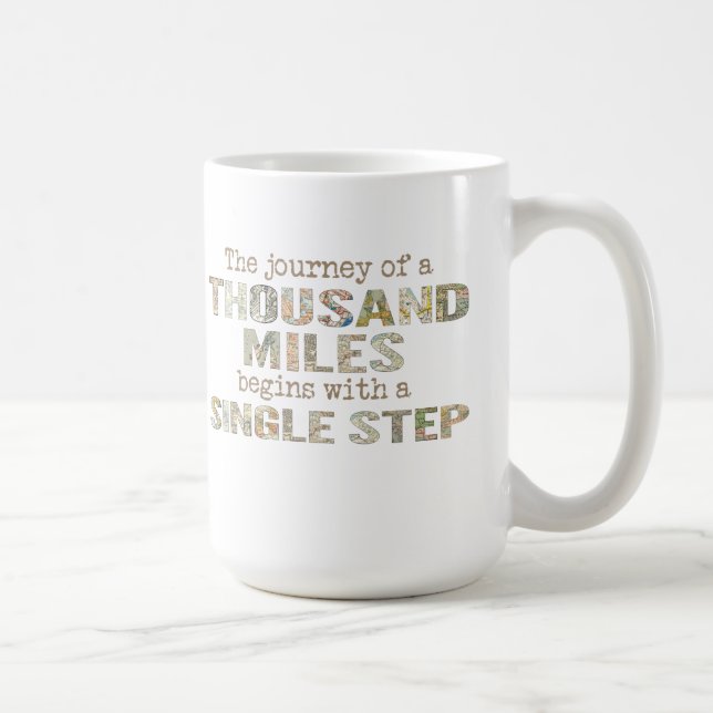 The Journey of a Thousand Miles mug (Right)