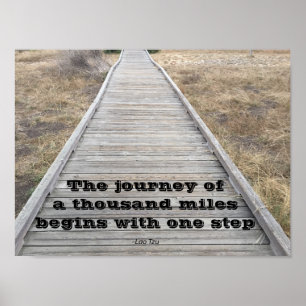 The journey of a thousand miles... poster