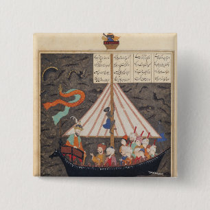 The Journey of Alexander the Great 2 Inch Square Button