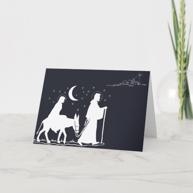The Journey to Bethlehem Holiday Card (Front)