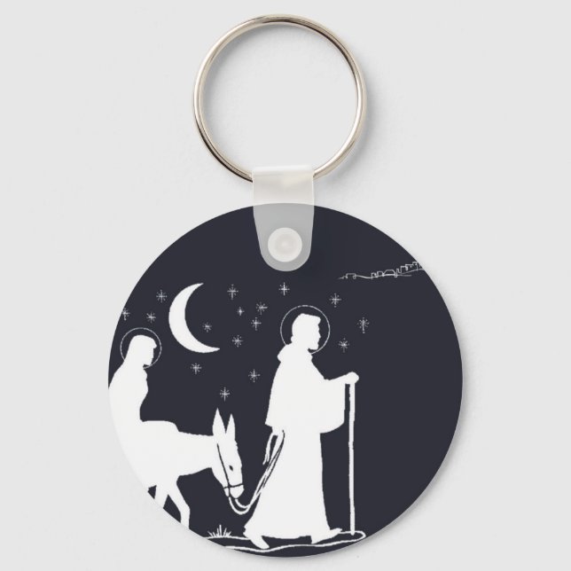 The Journey To Bethlehem Keychain (Front)