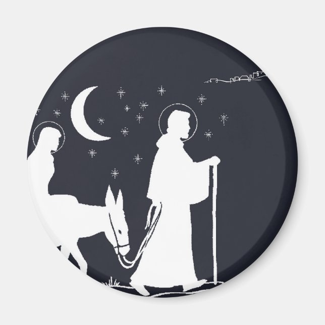 The Journey To Bethlehem Magnet (Front)