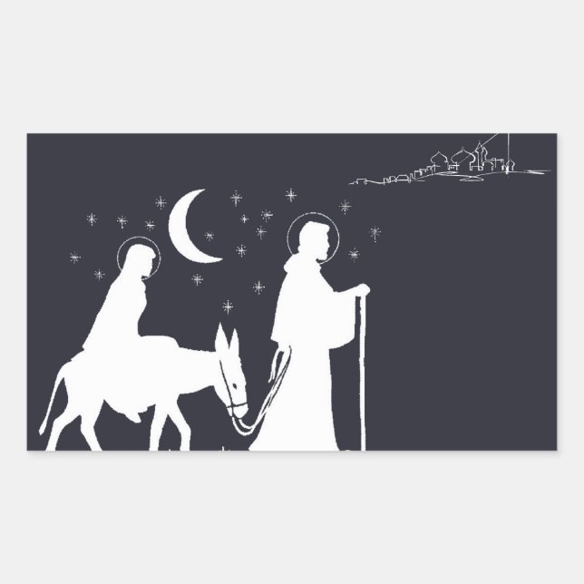 The Journey To Bethlehem Sticker (Front)