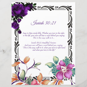 The Journey writings personalized paper