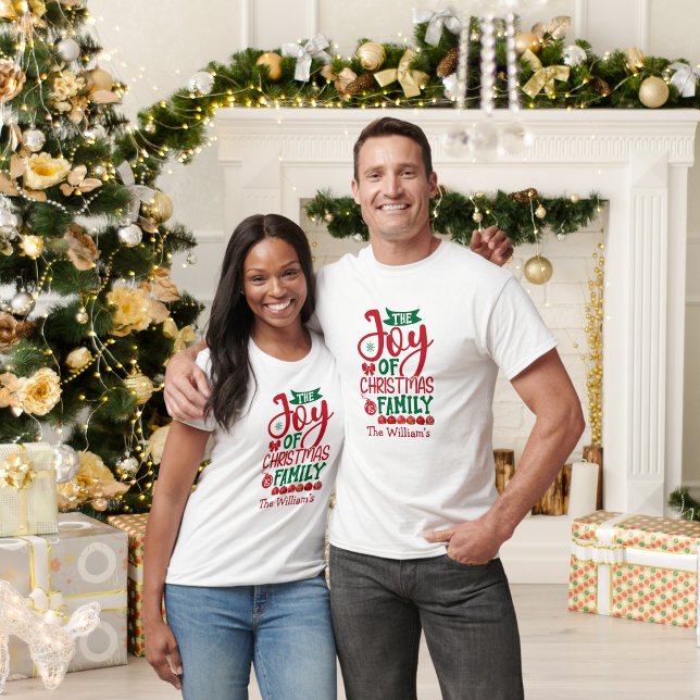 The Joy of Christmas is Family  T-Shirt (Creator Uploaded)