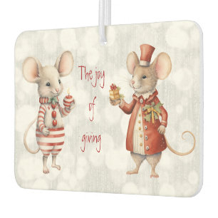 The Joy of Giving Christmas Mice  Air Freshener