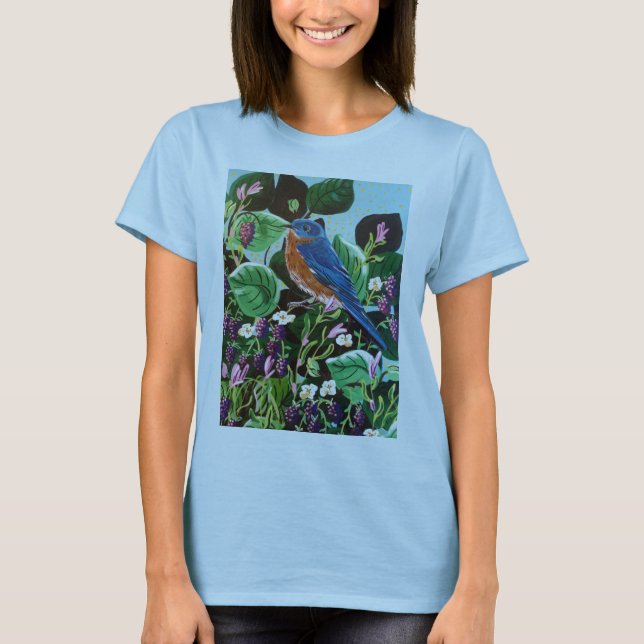 The Joy of Jam Bluebird T-Shirt (Front)